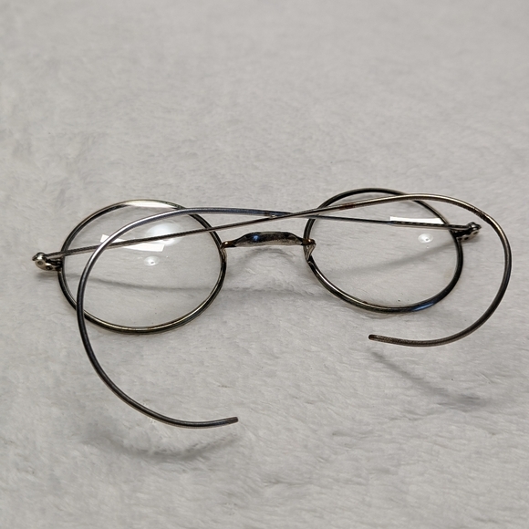 Antique Early 1900's Reader /Bifocal Eyeglasses Gold filled 1/10th 12K w/Case - Picture 6 of 13